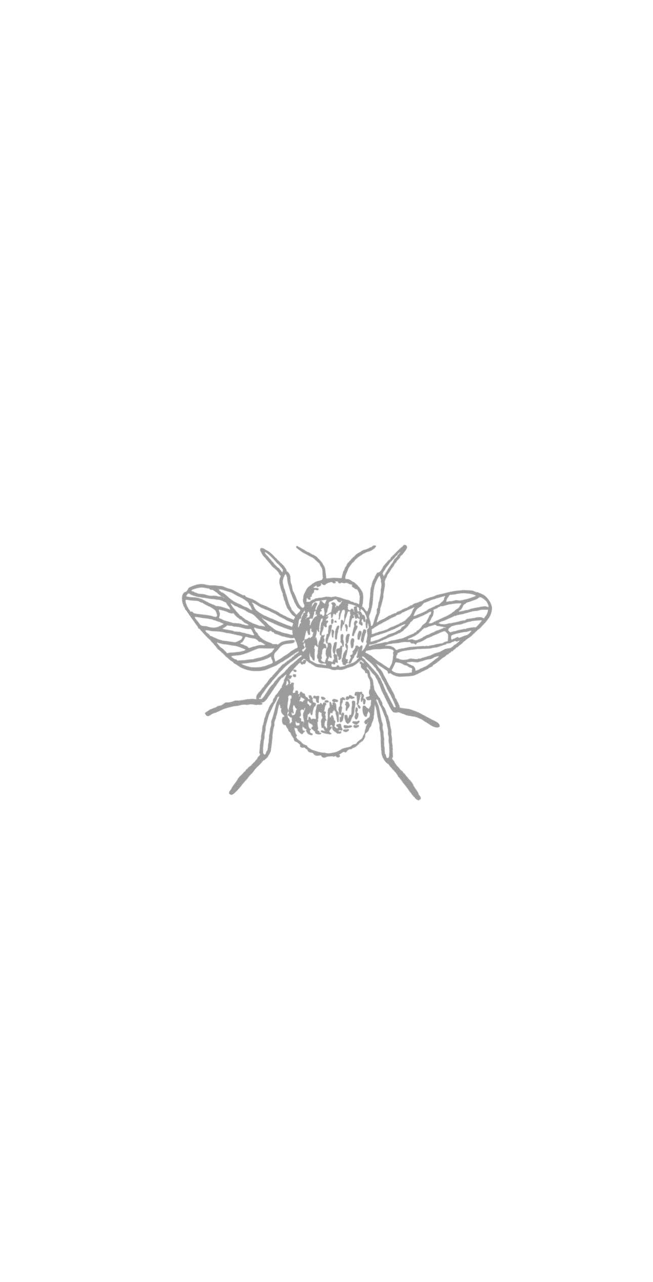 Bee Gray - Printed Guest Towel
