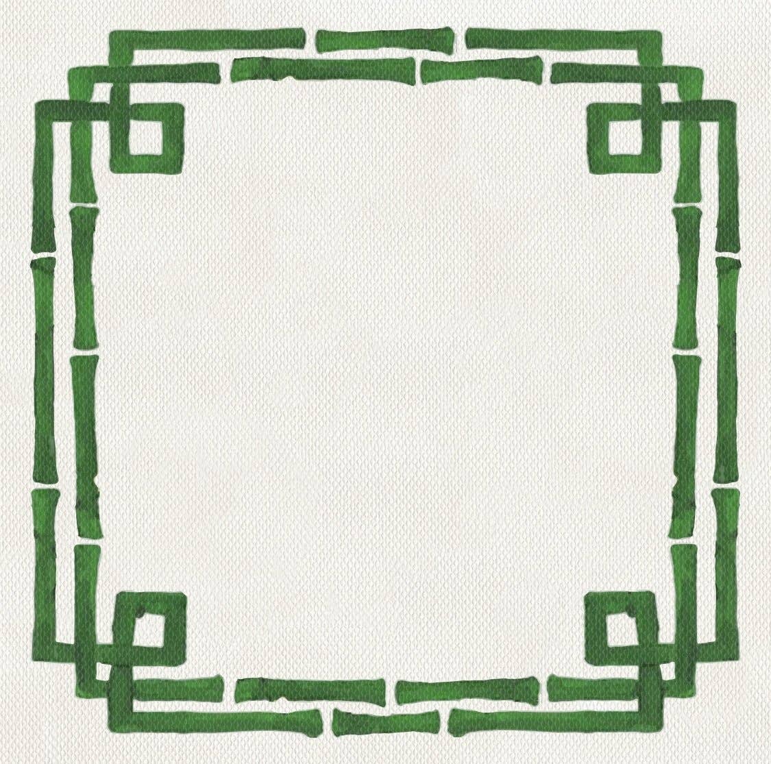 Bamboo Green Charger - 24 Paper Placemats