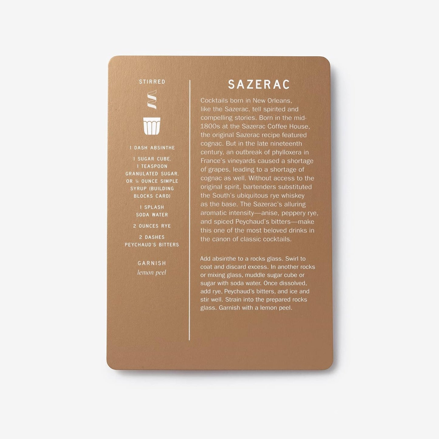 The Essential Cocktail Deck - Book
