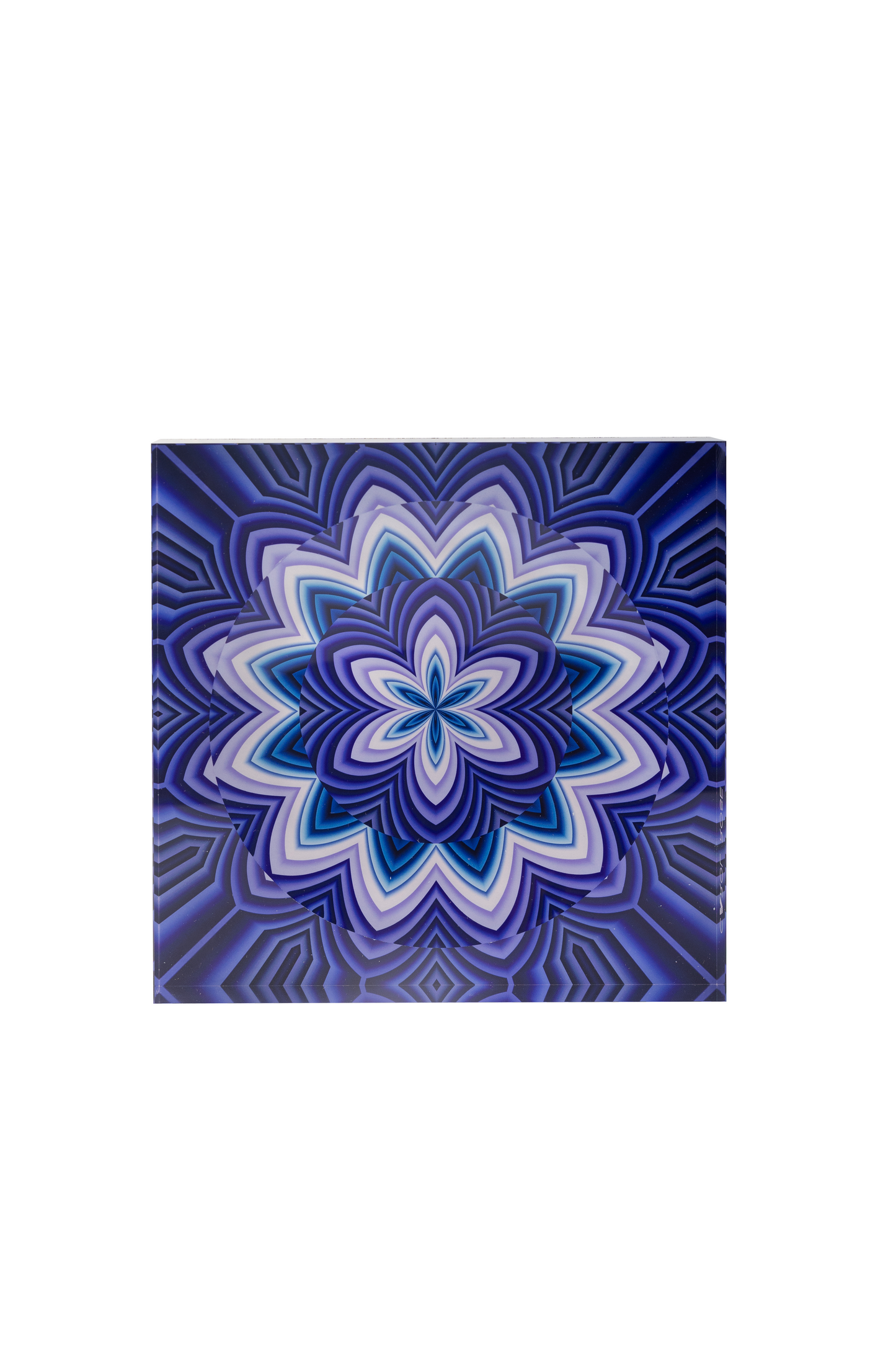 Candy Bowl | Purple and Blue Flower