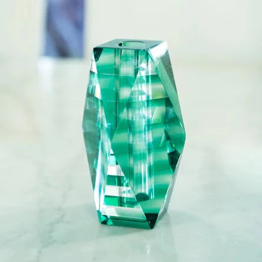 stripes Glass Vase - Flower Vase