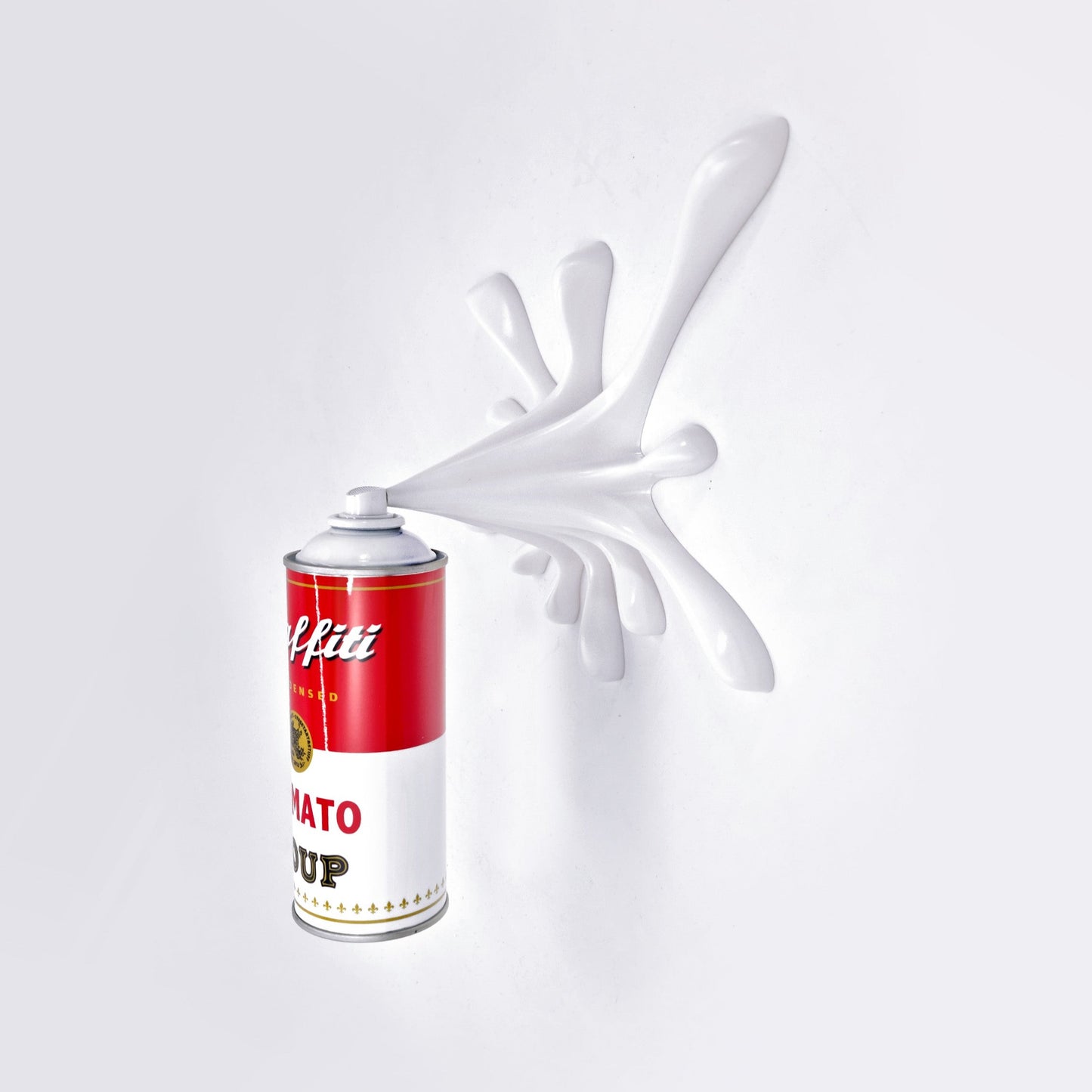 Soup Splash - Spray Can Sculpture lo