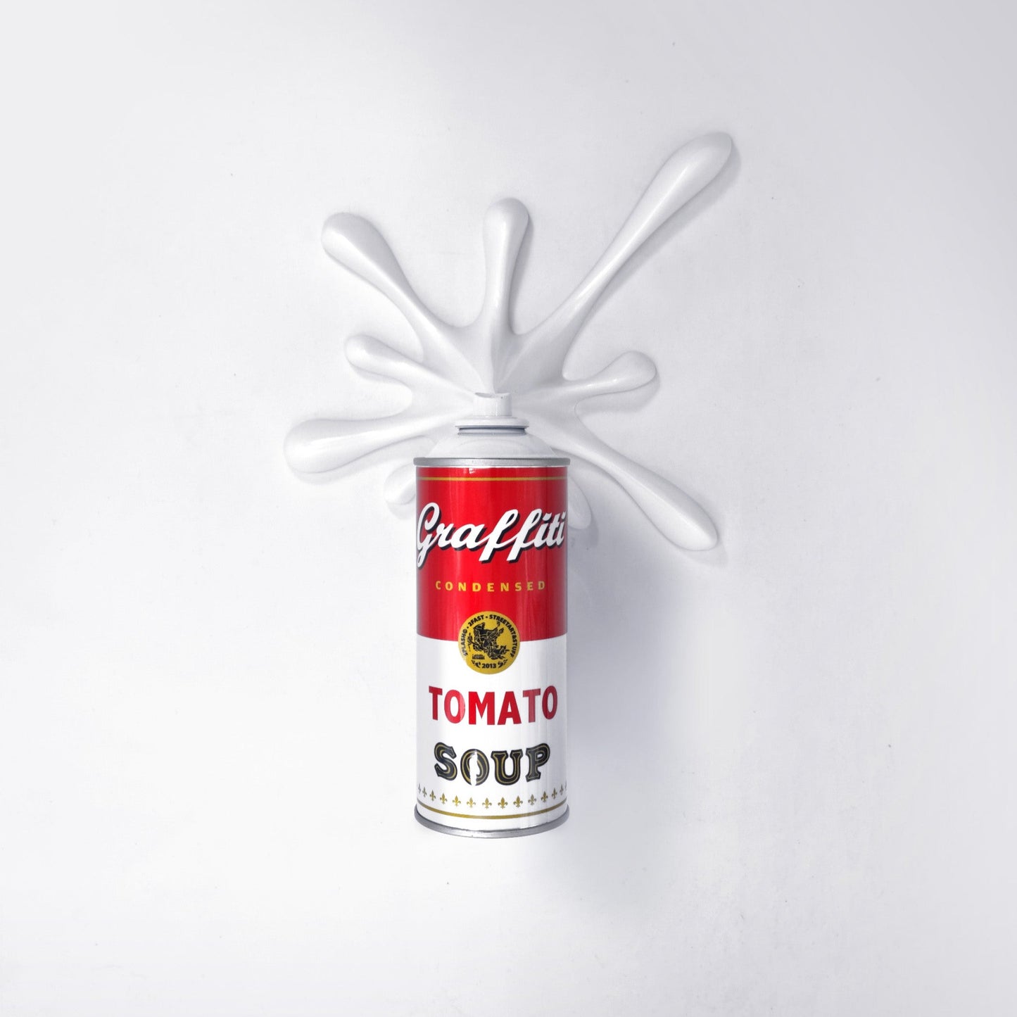 Soup Splash - Spray Can Sculpture lo