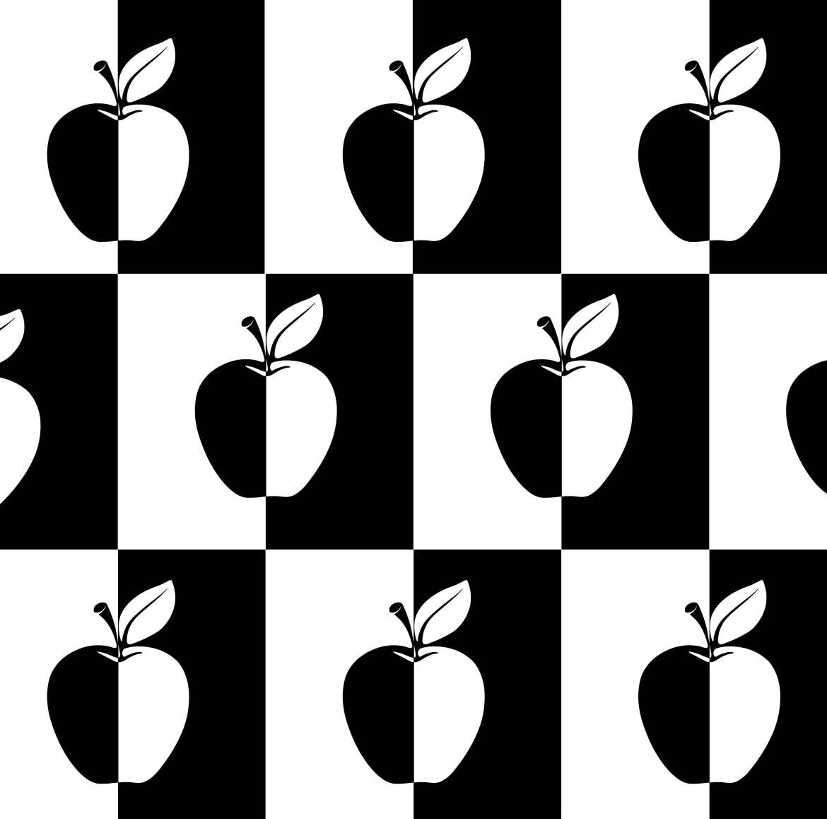 Mondrian Apples Charger - 24 Paper Placemats