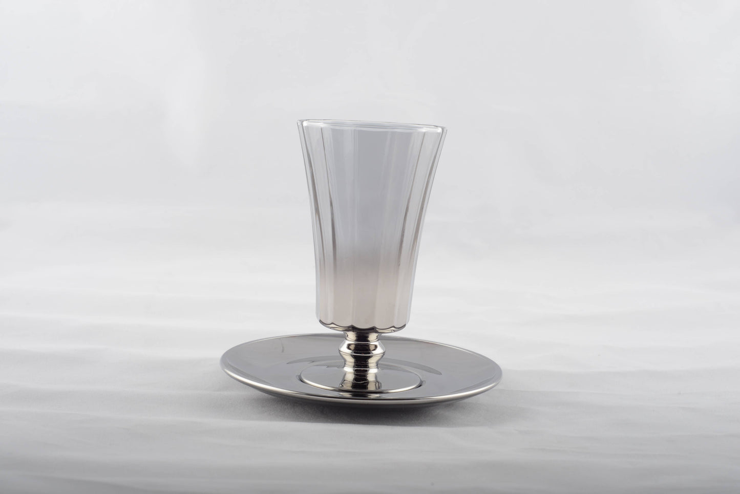 Smoked Kiddush Glass