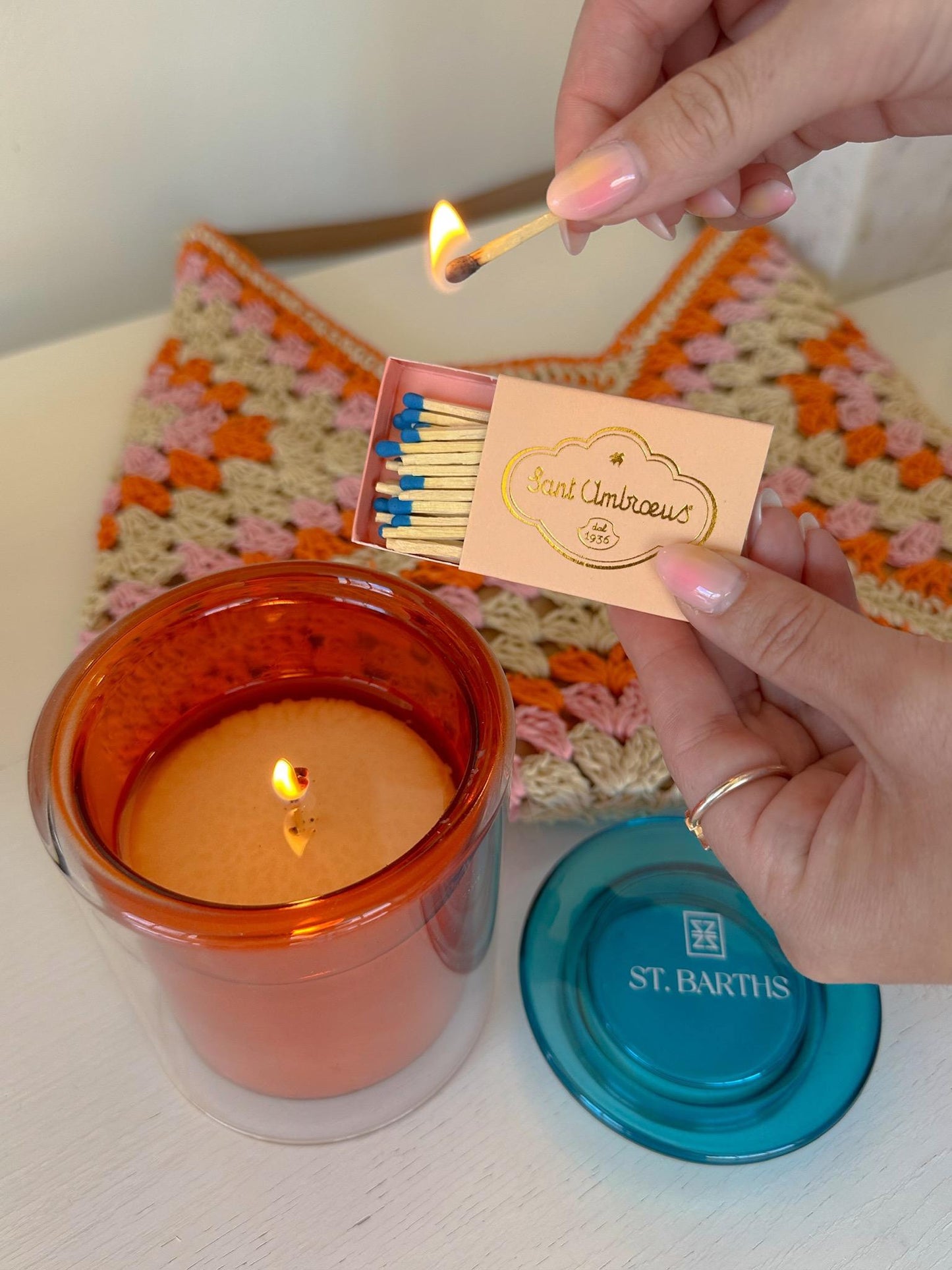 Saint Barths Glass Vessel - Scented Candle