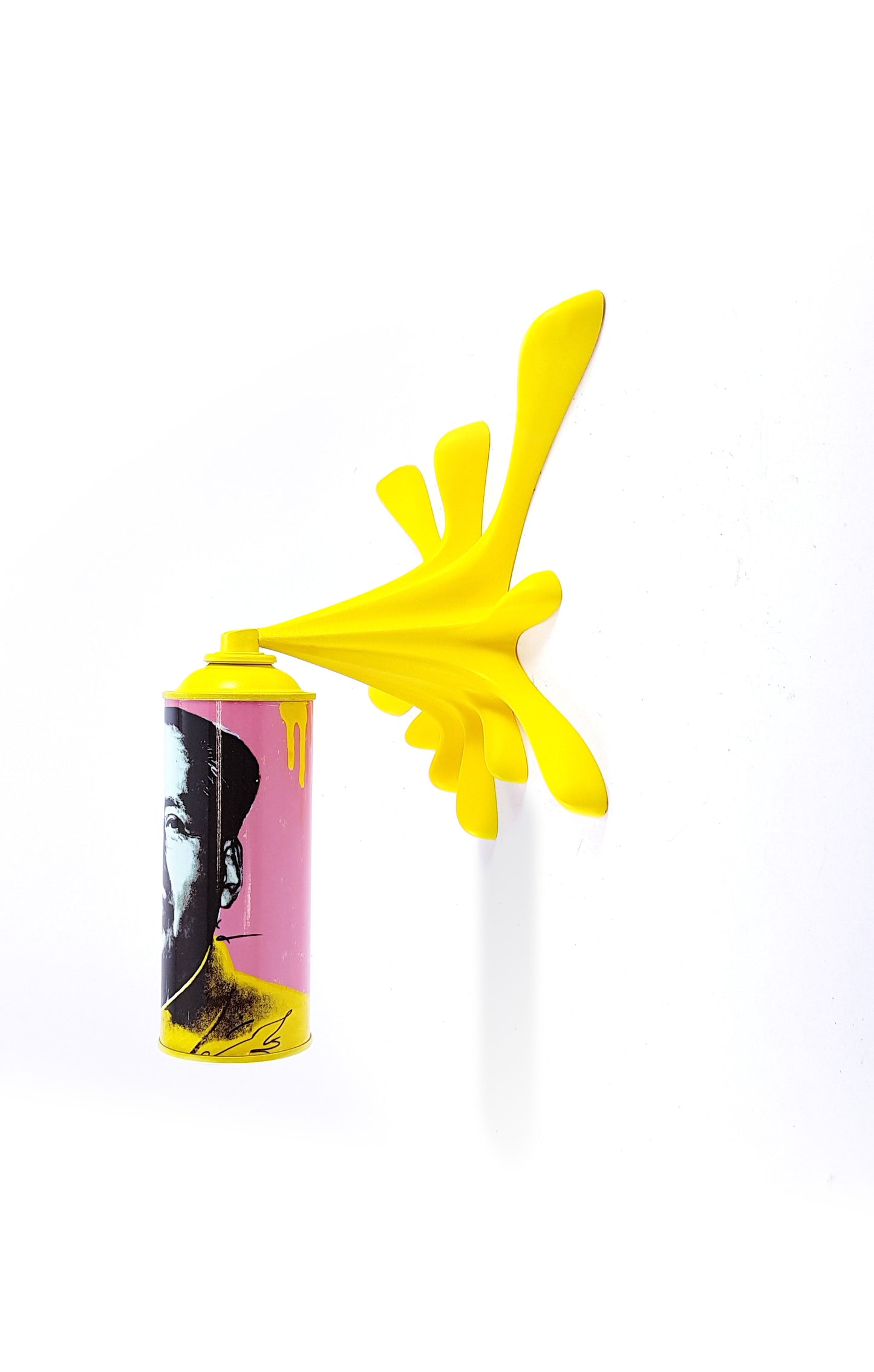 Mao Splash - Spray Can Sculpture