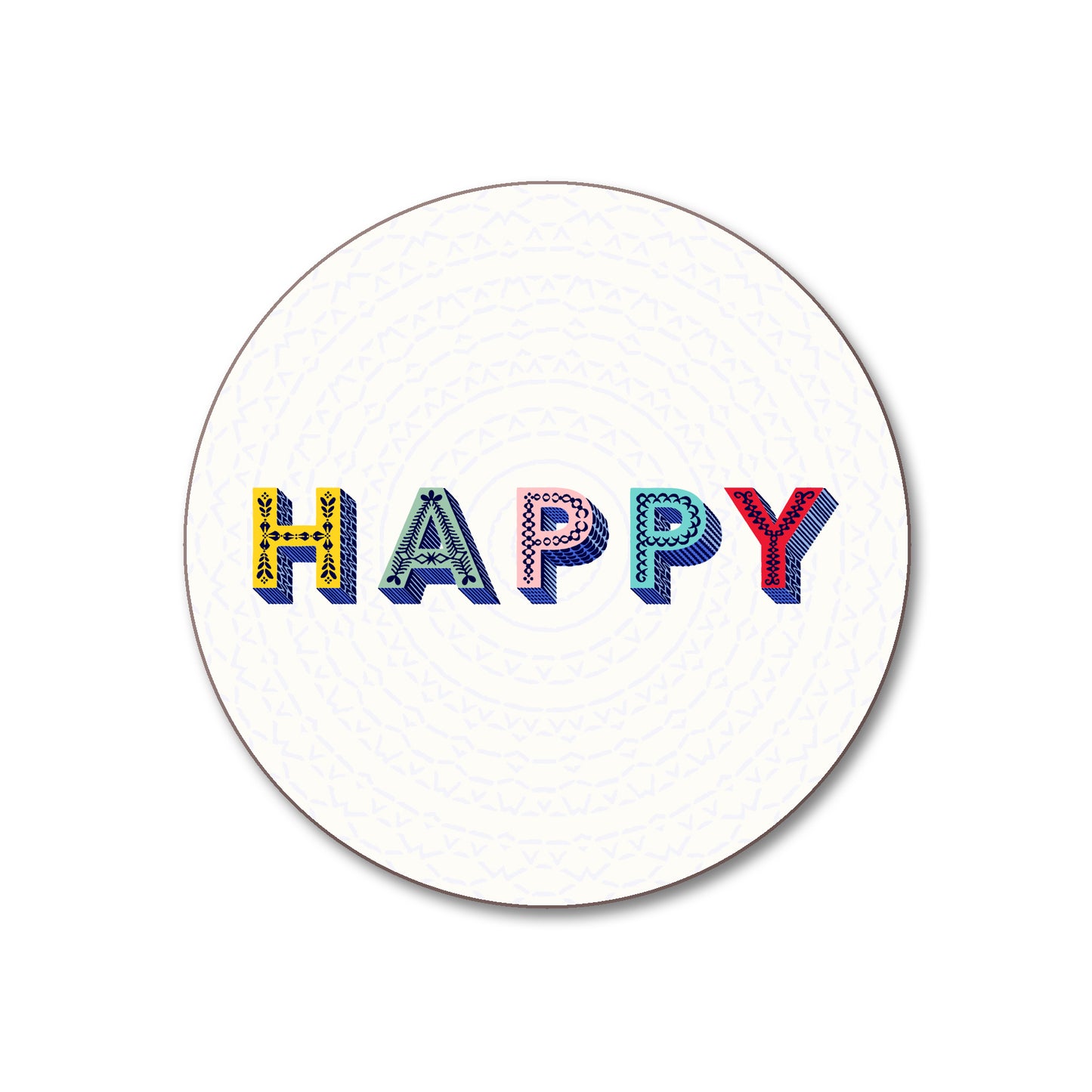 Fun Words Coasters Set of 4