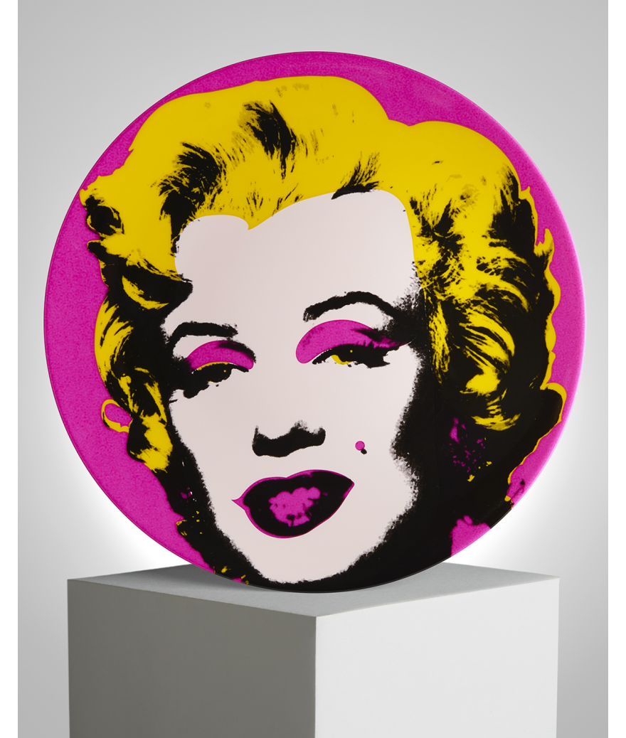 Andy Warhol Porcelain plate - ”Marilyn”