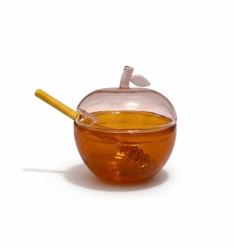 Amber & Pink Honey Dish
