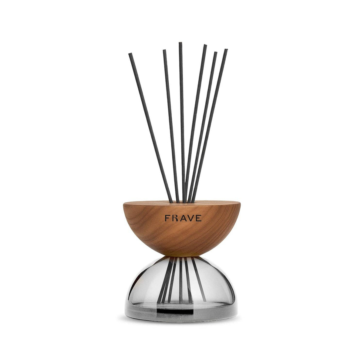 Breathe Wood Reed Diffuser, Transparent Glass