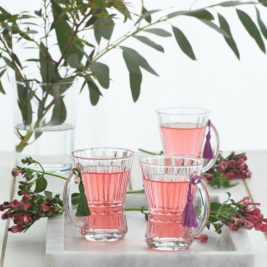Fancy Morrocan Tea Glasses - Set of 6