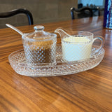 Diamond-Cut Sugar & Creamer Set