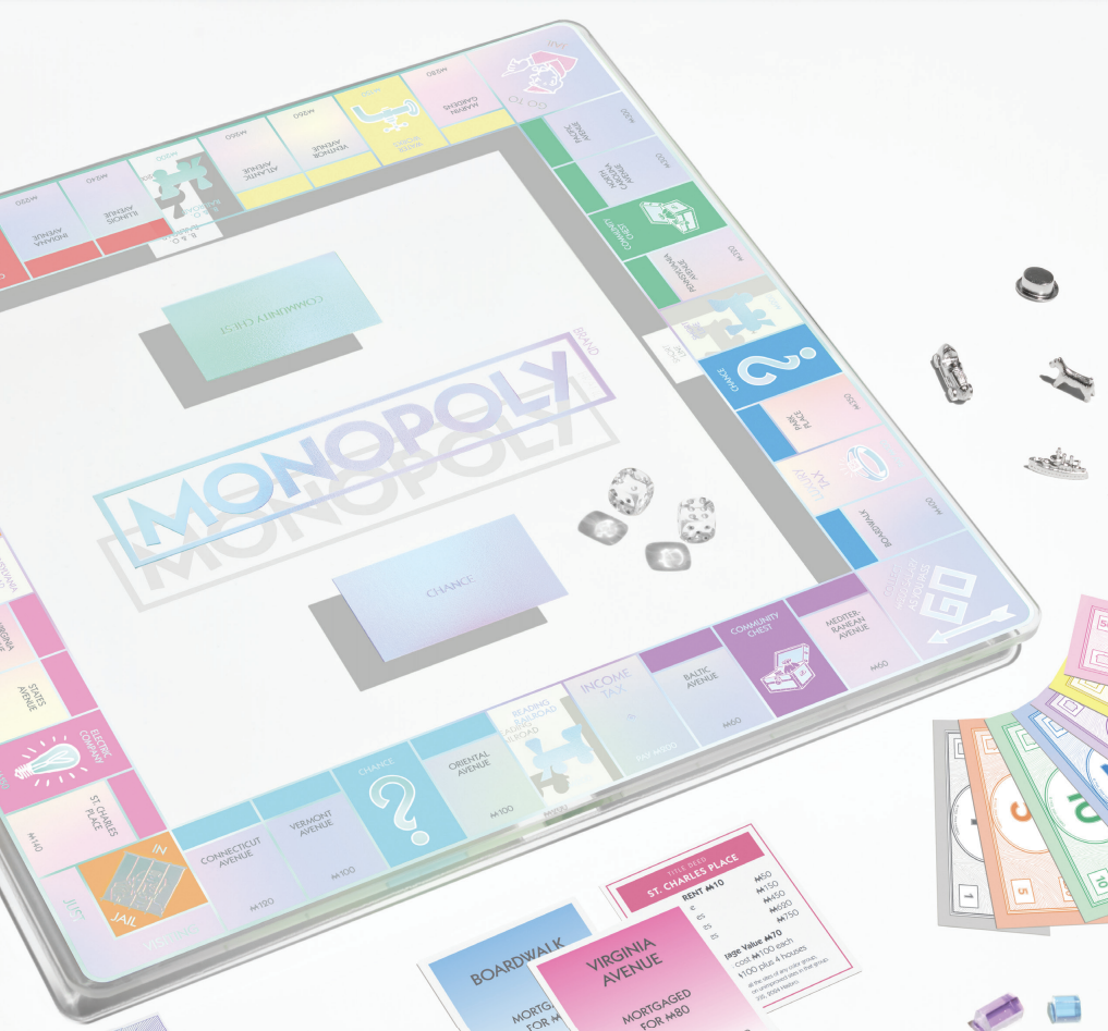Monopoly Aura Glass Edition - Game