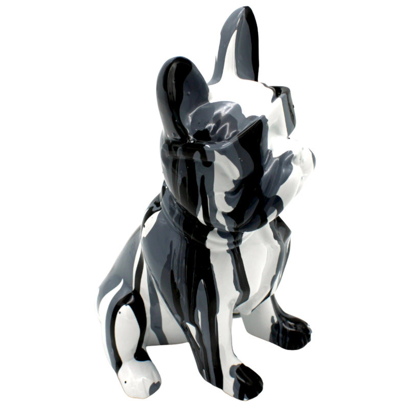 Resin Frenchie Glasses - Sculpture
