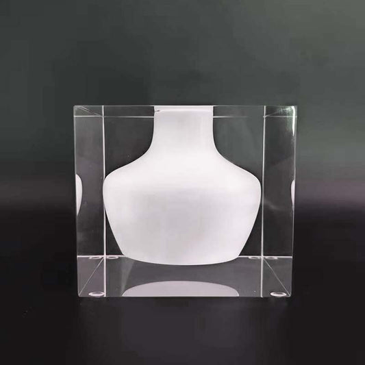 Floating Stem Bud Vase – Hamptons White