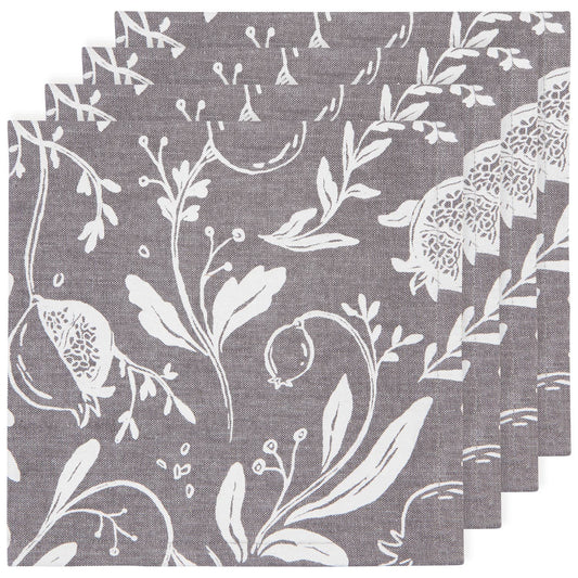 Now Designs Pomegranates Napkins Set of 4