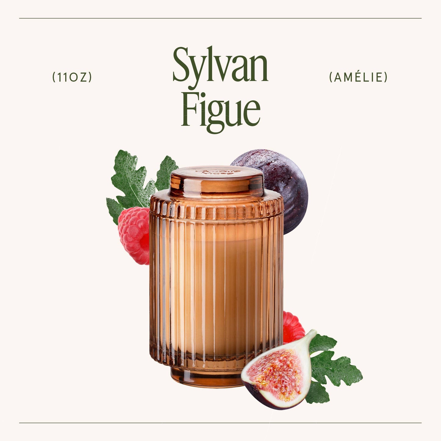 Scented Candle - Sylvan Figue - 11oz | La Jolie Muse