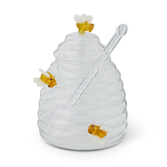 16.9oz Bee Icon Honey Jar w/ Acrylic Dipper