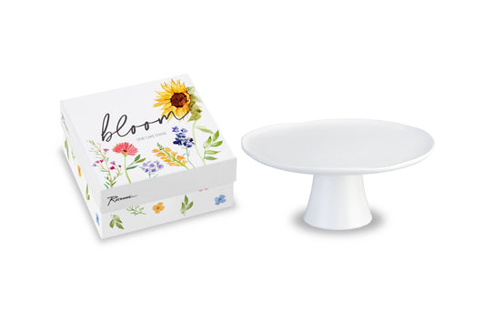 Bloom Pedestal Large White - Cake stand