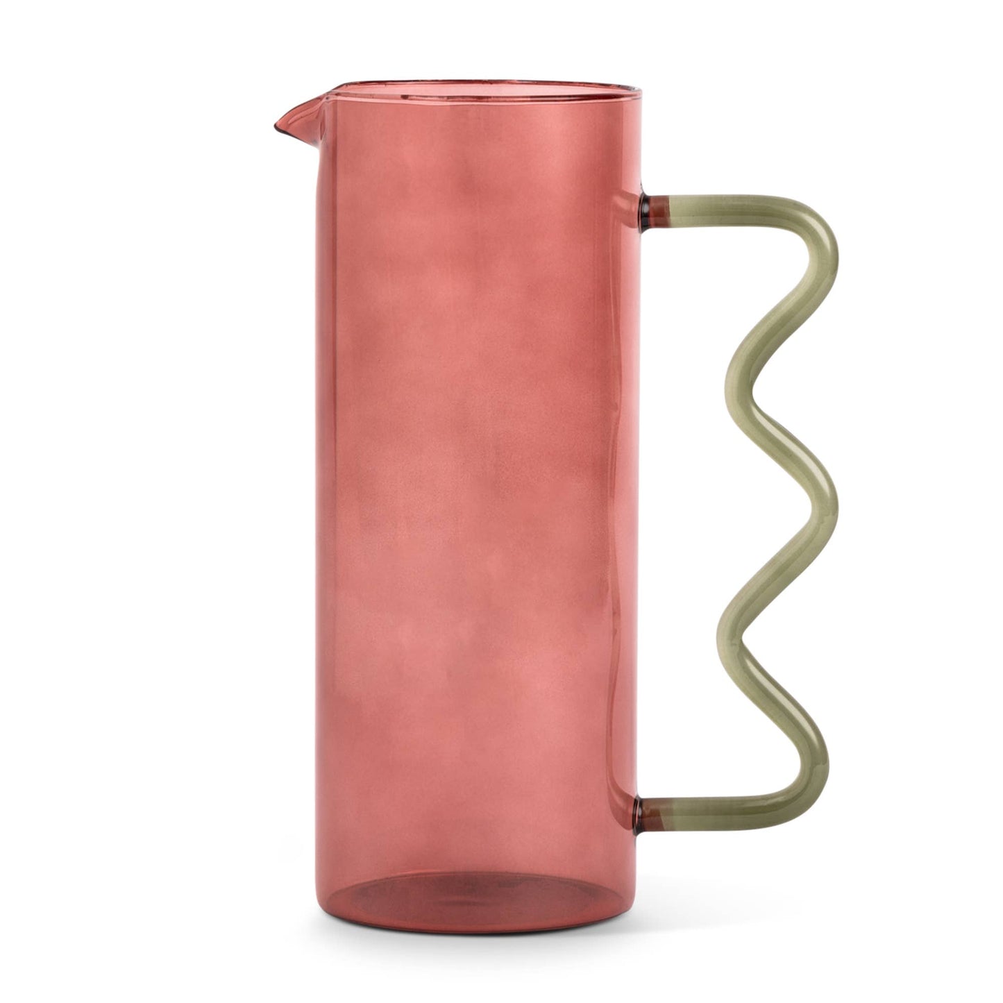 44oz Squiggle Pitcher - Rose Taupe