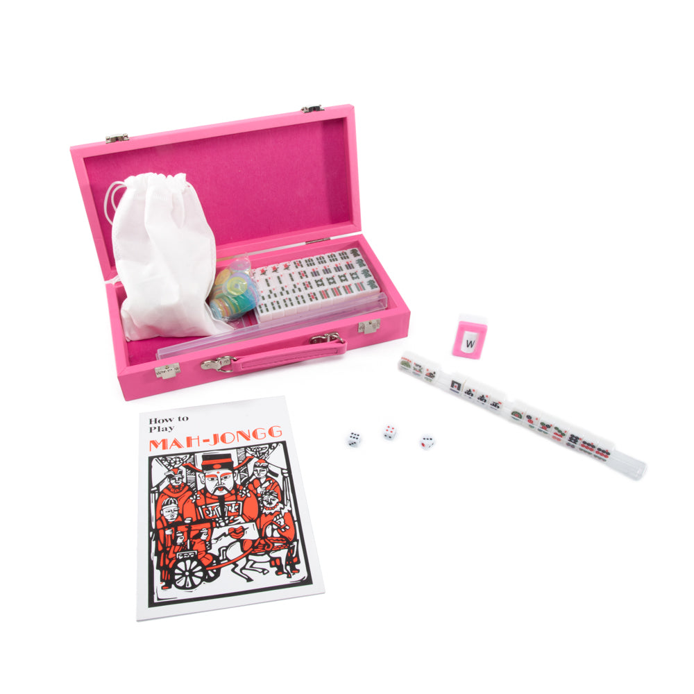 Leatherette Travel Mahjong Set - Game