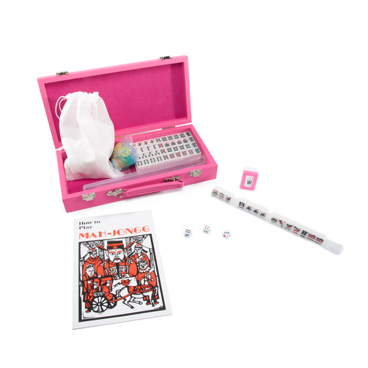Leatherette Travel Mahjong Set - Game