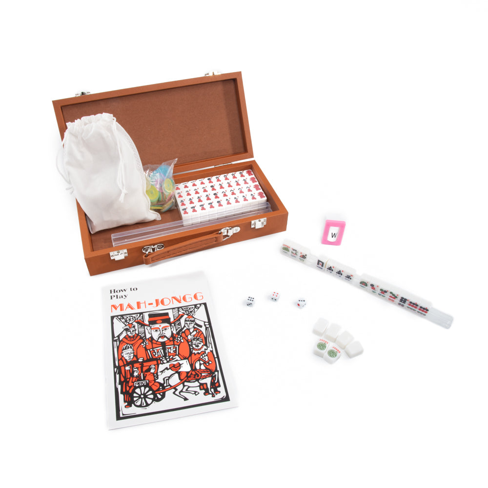 Leatherette Travel Mahjong Set - Game