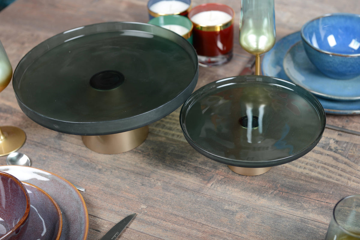 GREEN CAKE STAND