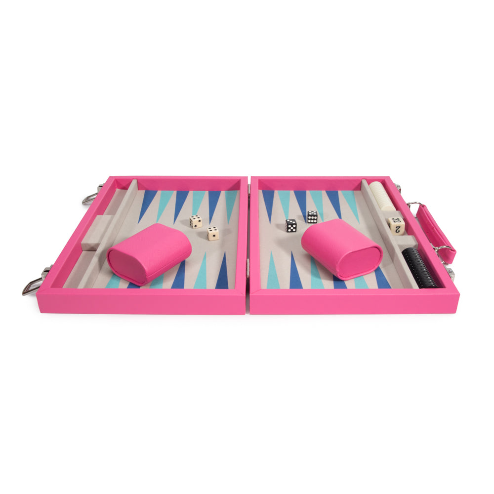 Leatherette Travel Backgammon Set - Game