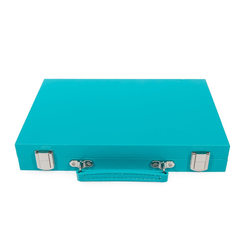 Leatherette Travel Backgammon Set - Game