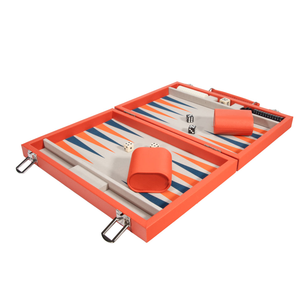 Leatherette Travel Backgammon Set - Game