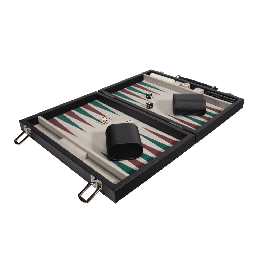 Leatherette Travel Backgammon Set - Game