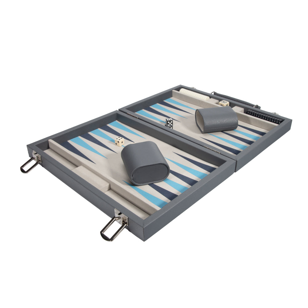 Leatherette Travel Backgammon Set - Game