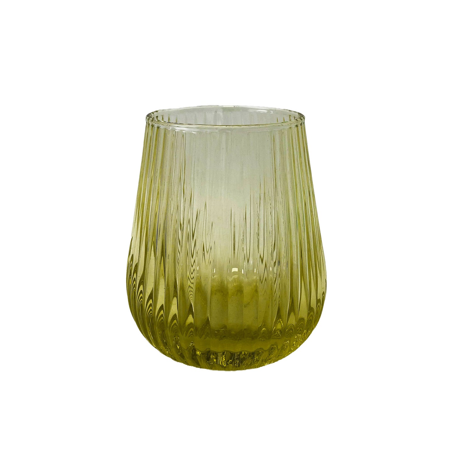 LINE COLORED GLASS RED - Set of 6