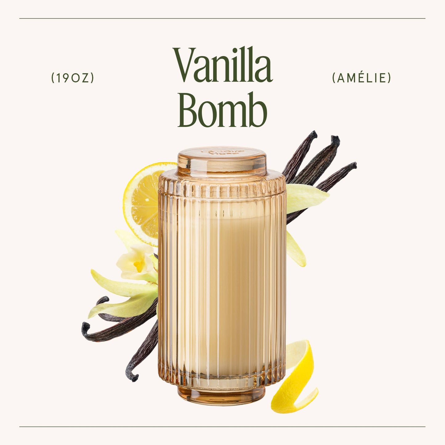 Scented Candle - Vanilla Bomb - 19oz | La Jolie Muse