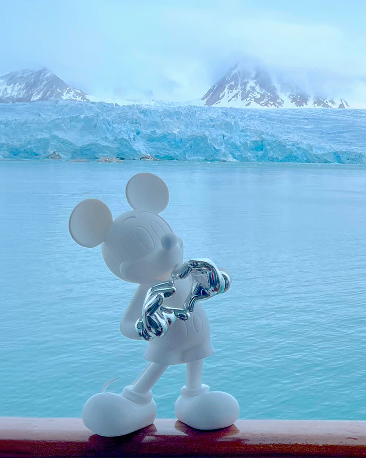 Mickey With Love White & Silver
