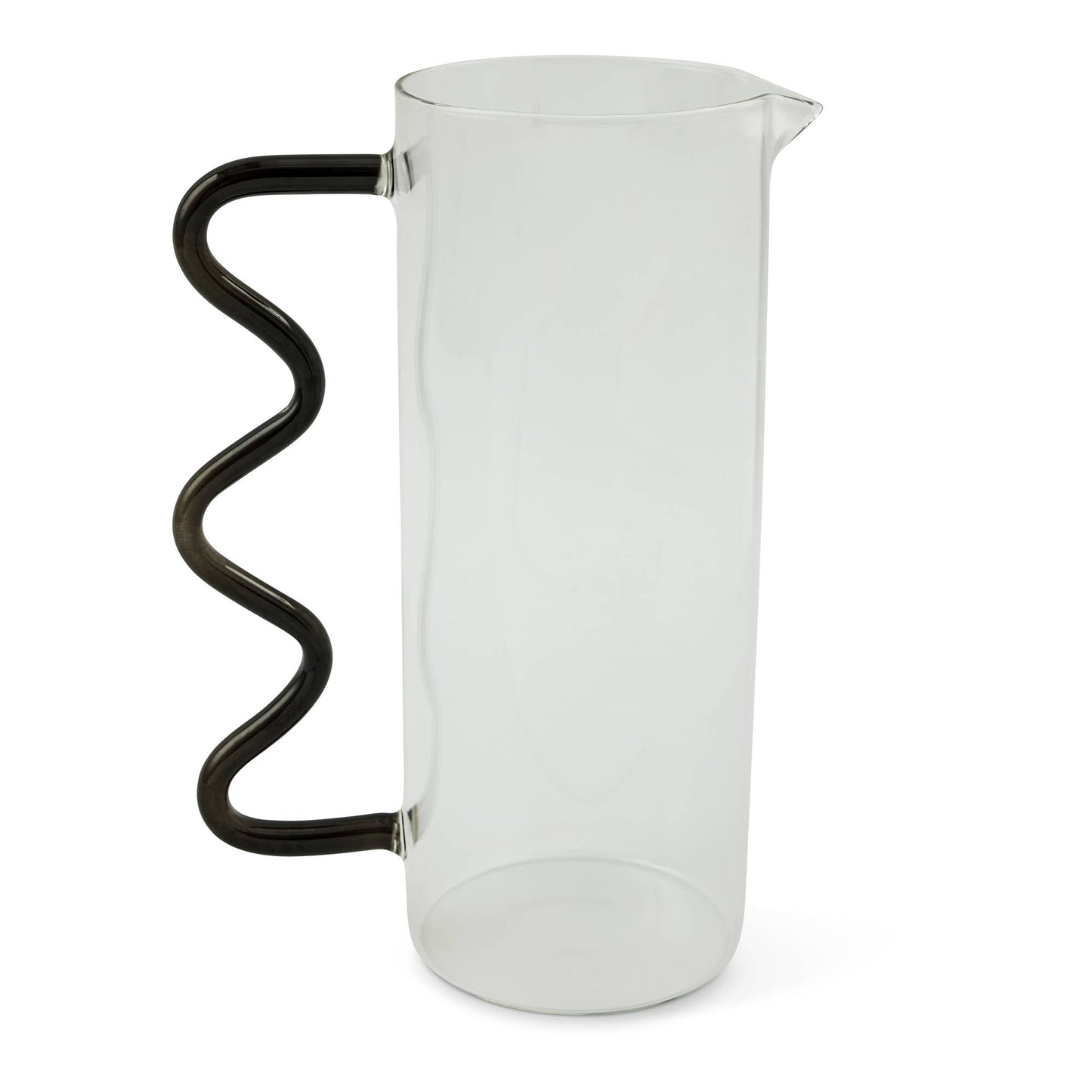 44oz Squiggle Pitcher - Clear Smoke
