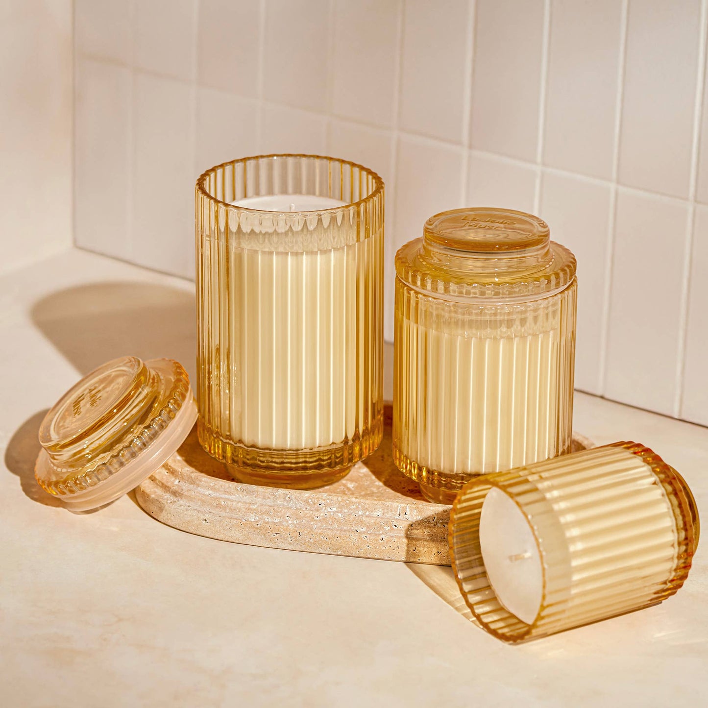 Scented Candle - Tahitian Lychee - 19oz | La Jolie Muse