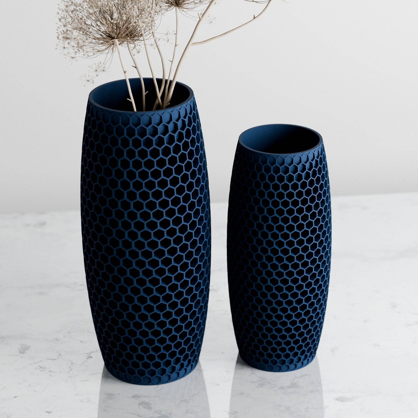 Modern Textured Vase | Honeycomb Collection