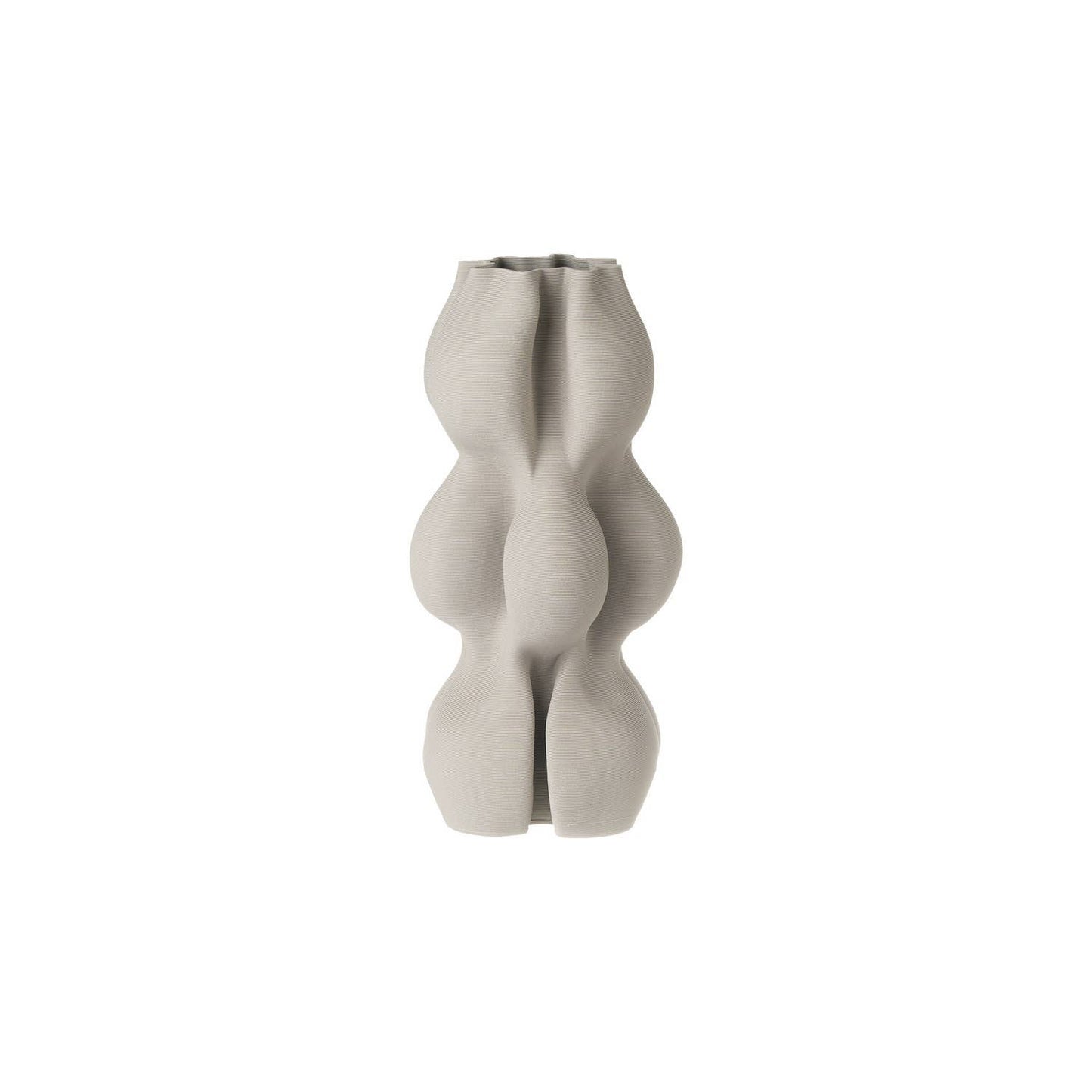 Bubble Ceramic Vase Grey - Medium