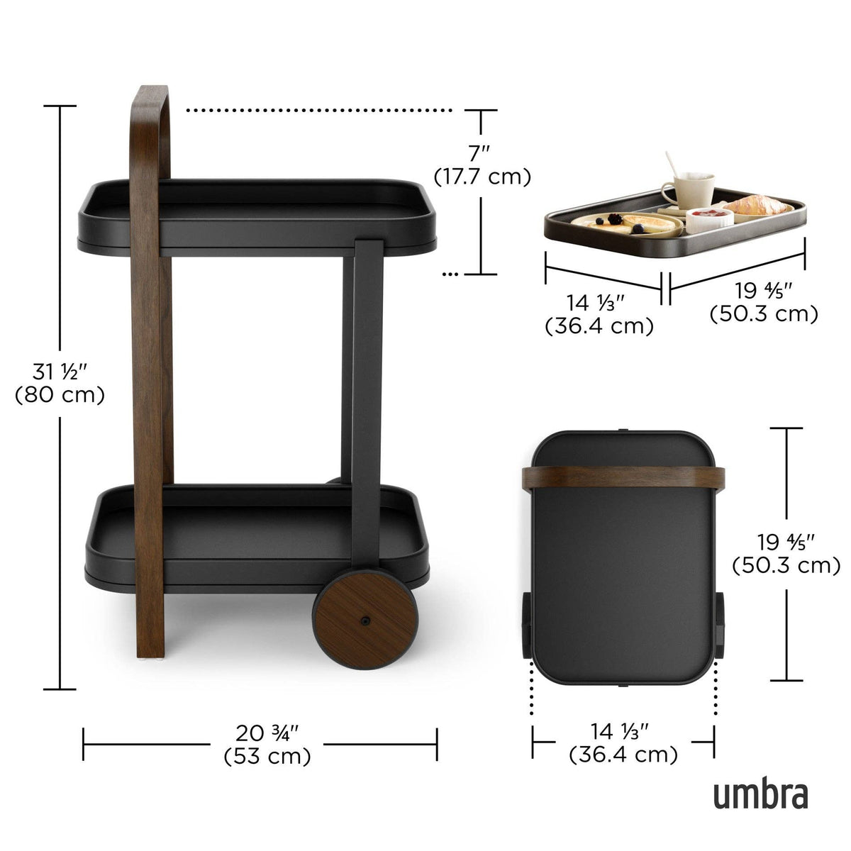 Bar Cart Bellwood Storage & Display Furniture