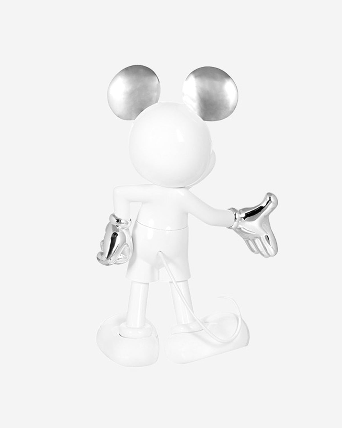 Mickey Welcome White & Silver