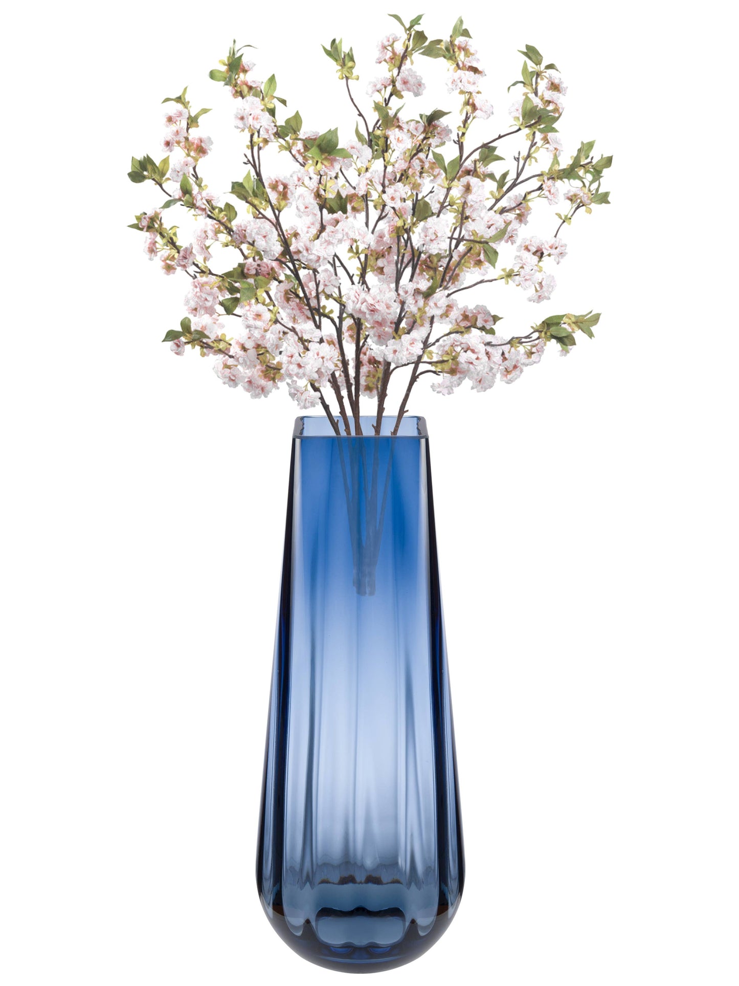 Blue Square Top Vase
