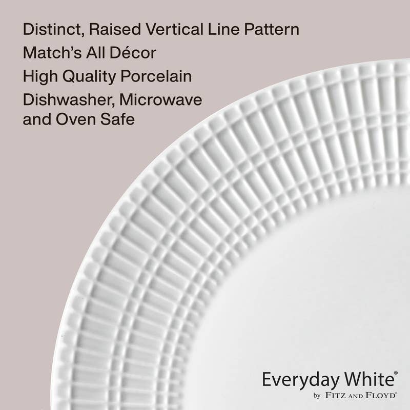 Everyday White® Dillan 12-Piece Dinnerware Set, Service for 4