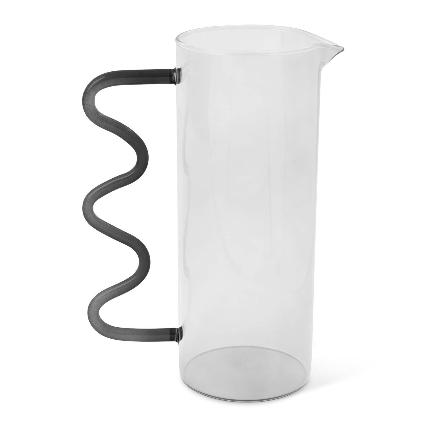 44oz Squiggle Pitcher - Clear Smoke
