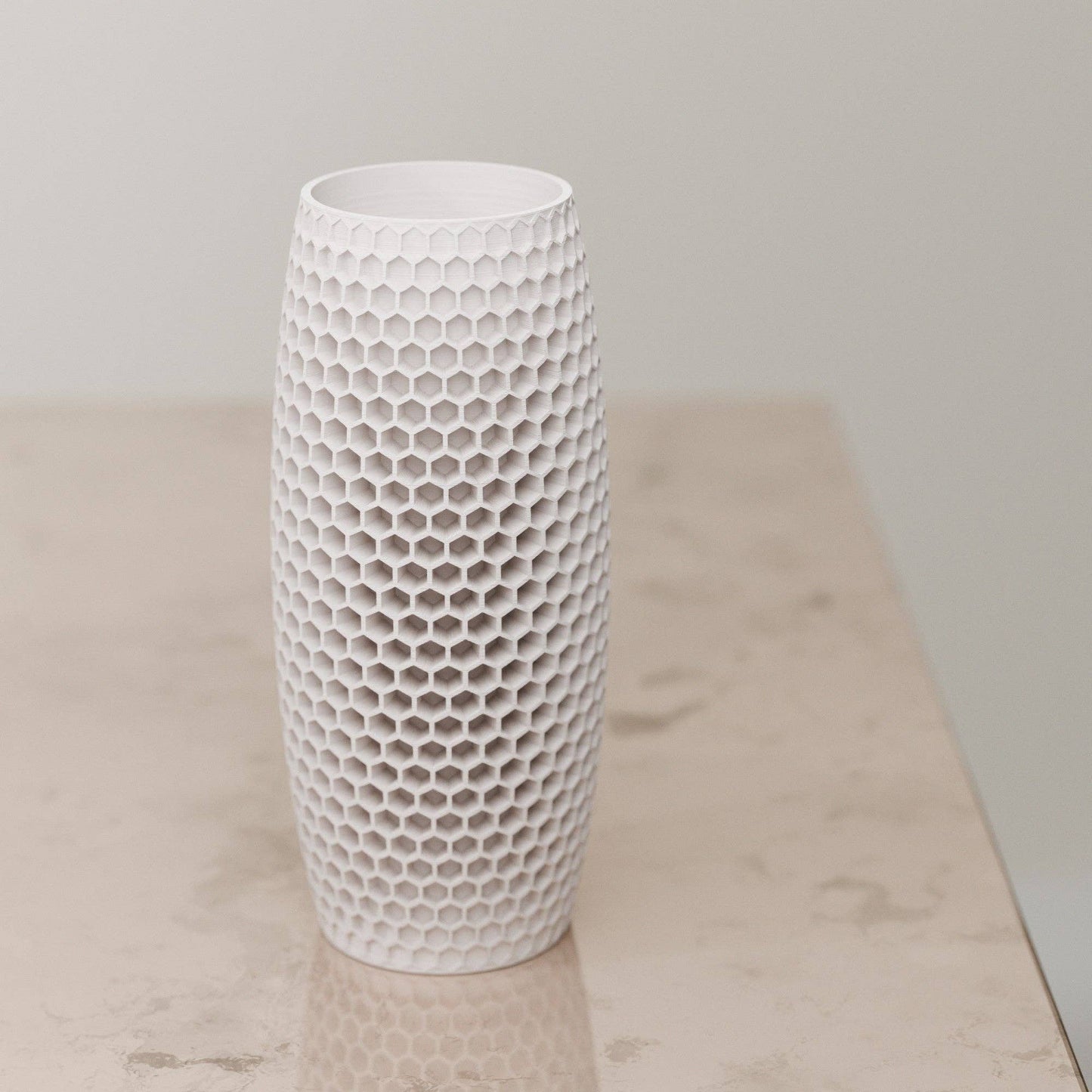 Modern Textured Vase | Honeycomb Collection
