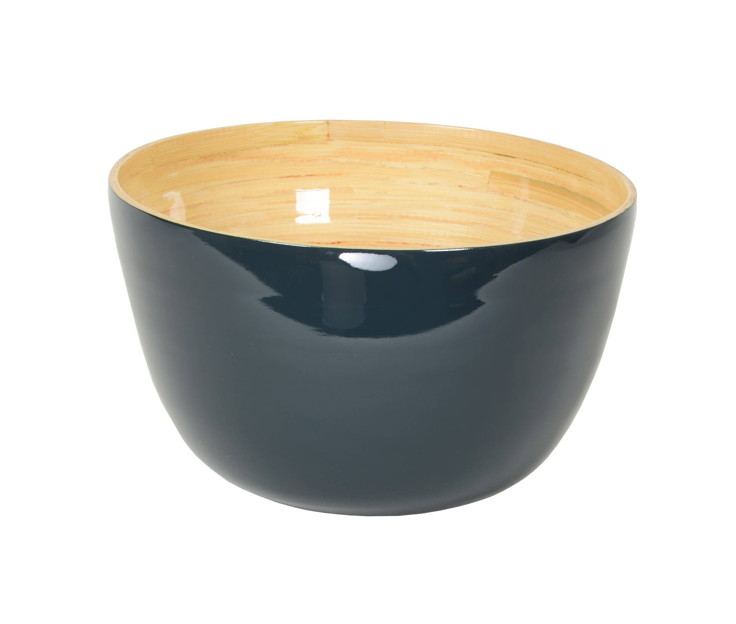 Bamboo Mixing Bowl & Server Set - Dark Grey