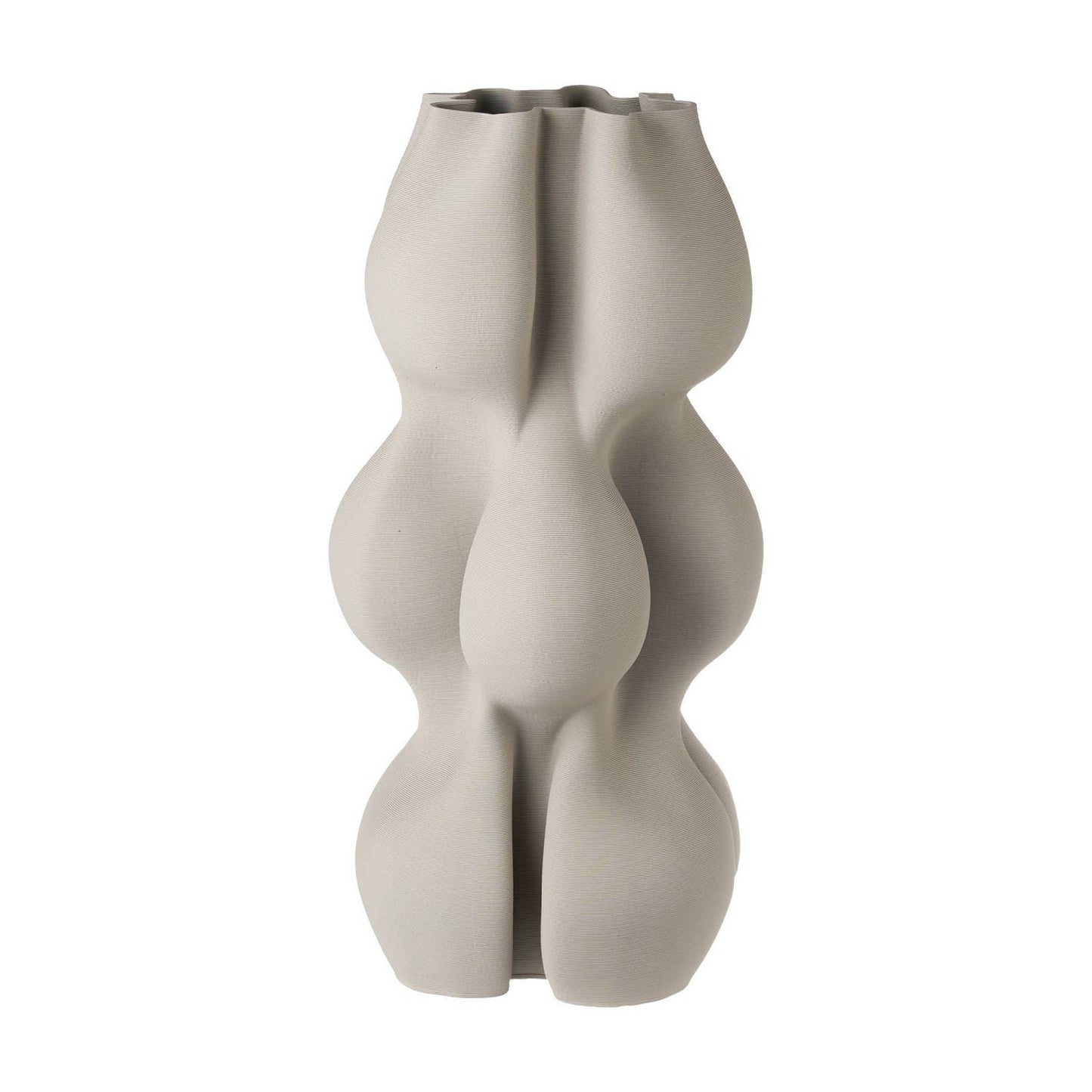 Bubble Ceramic Vase Grey - Large