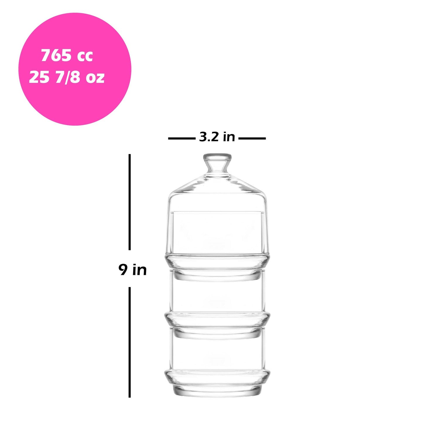 Dessert Snack Tower - Glass tower